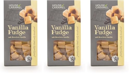 House of Caramel Vanille Fudge 120 g (Lot de 3)