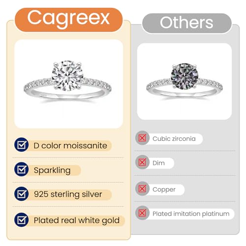 Gradual Tennis Necklace for Women: VVS1 D Color 925 Sterling Silver Chain - 14k White Gold Plated Moissanite Lab Diamond Jewelry for Anniversary Wedding Birthday4