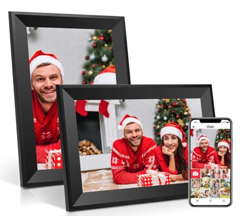 Uhale Digital Picture Frame 10.1 Inch HD Touch Screen Digital Photo Frame WiFi Enabled,16GB Storage,Auto-Rotate,Free Photo and Video Sharing to Family & Friends via The app