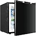 Mini Congelador, Pequeño Congelador Vertical, 31L, -14℃ a -20℃, Negro, Temperatura Regulable, Silenciosos para Hogares, Oficinas