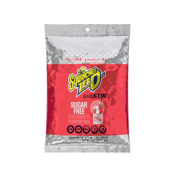 Qwik-Stik Zero Sugar Electrolyte Powdered Beverage Mix, 6 Flavor Variety Pack (Fruit Punch, Lemonade, Grape, Lemon-Lime, Mixed Berry, Orange), Sugar-Free Hydration Drink Sticks, 300 Count Bulk Pack image 3