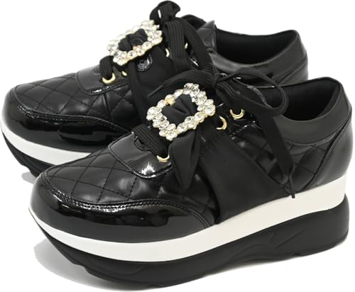 [ [XP YOSUKE ]  Xj[J[ fB[X NX^obN 6cm tbg\[ yLTCYz23.5-24.0cm ubN}bg