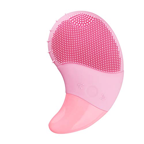Preisvergleich Produktbild Gesichtsreinigungsbürste Silikon Elektrische Gesichtsbürste Silikon Gesichtsmassagegerät Sonic Tiefenreinigung Hautpflege Gerät wasserfeste, USB wiederaufladbares, für Alle Hauttype
