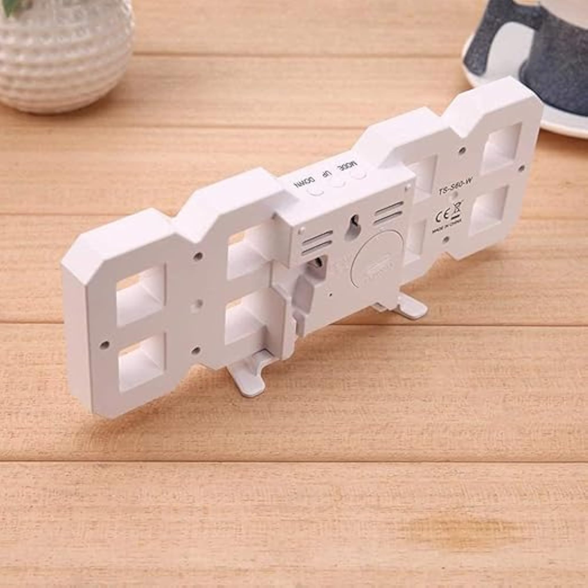 Digital LED Alarm Clock with Large Number Display