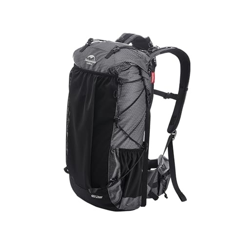 Naturehike 65L Rock Upgraded Internal Frame Hiking Backpack for Outdoor Camping Travel Backpacking, Ultralight Backpack  - Detailed View