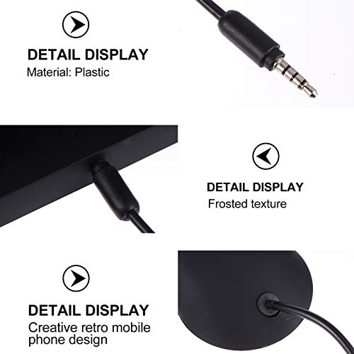 ULTECHNOVO Monofone de Telefone Vintage Receptor de Telefone Celular Monofone de Reposição para Celu