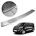 CHROMEMASTER | Protezione paraurti Posteriore | Compatibile conPeugeot Traveller dal 2016- | Acciaio inossidabile INOX spazzolato, Argento opaco Protezione paraurti protegge la vernice del paraurti