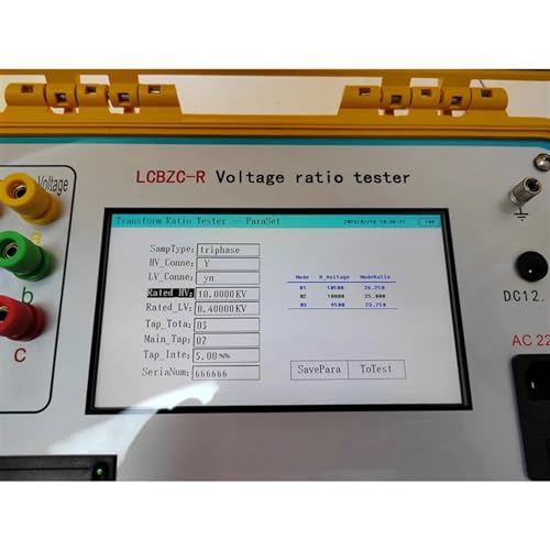 Teste de grupo de proporção tela grande tela em inglês tela grande teste automático monofásico profi