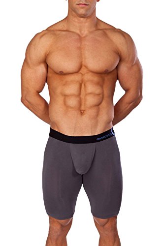 Essence Collection - Naked Boxer Brief 9 inch Leg - Graphite - Small
