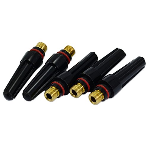 Image of RIVERWELD TIG Welding Back Cap 57Y03 Medium for WP 17 18 26 Torch 5pcs | for QQ300 PTA DB SR WP 17 18 26 TIG Welding Torch