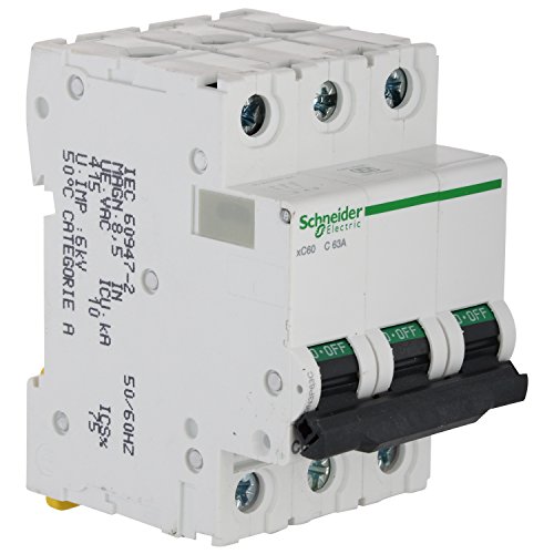 Schneider Acti 9 63-Amp 3-Pole C Curve MCB