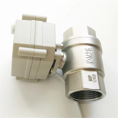 Vanne électrique 3/4 motorisée DC12V avec indicateur pour couper l'eau manuellement - 5