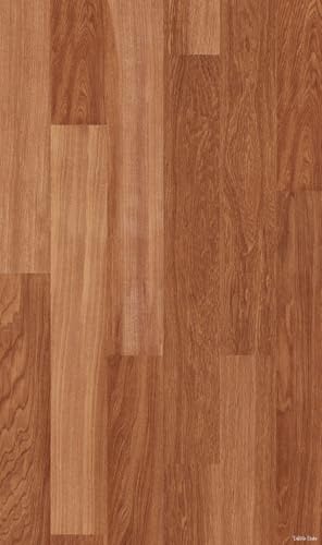 DobleUve Estudio Alfombra Vinílica Madera Parquet Oscuro | Marrón | 47x80 | Lavable Antideslizante | Vinilo Salón | Verano | Suelo de Vinilo