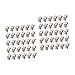 SOLUSTRE 2 Sets 30pcs Wire Clip Fixing Fixture Solar Panel Trailer Wire Clip Solar Pv Clips Cable Rope Trailer Frame Wire Clip Trailers Metal Finishing Line Stainless Steel