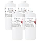 Lab Alley Denatured Ethanol 200 Proof, Kosher & Halal Certified, GMO-Free Ethyl Alcohol for Laboratory & Industrial Use, 1 Gallon (Pack of 4 x 1 Quart Bottles)