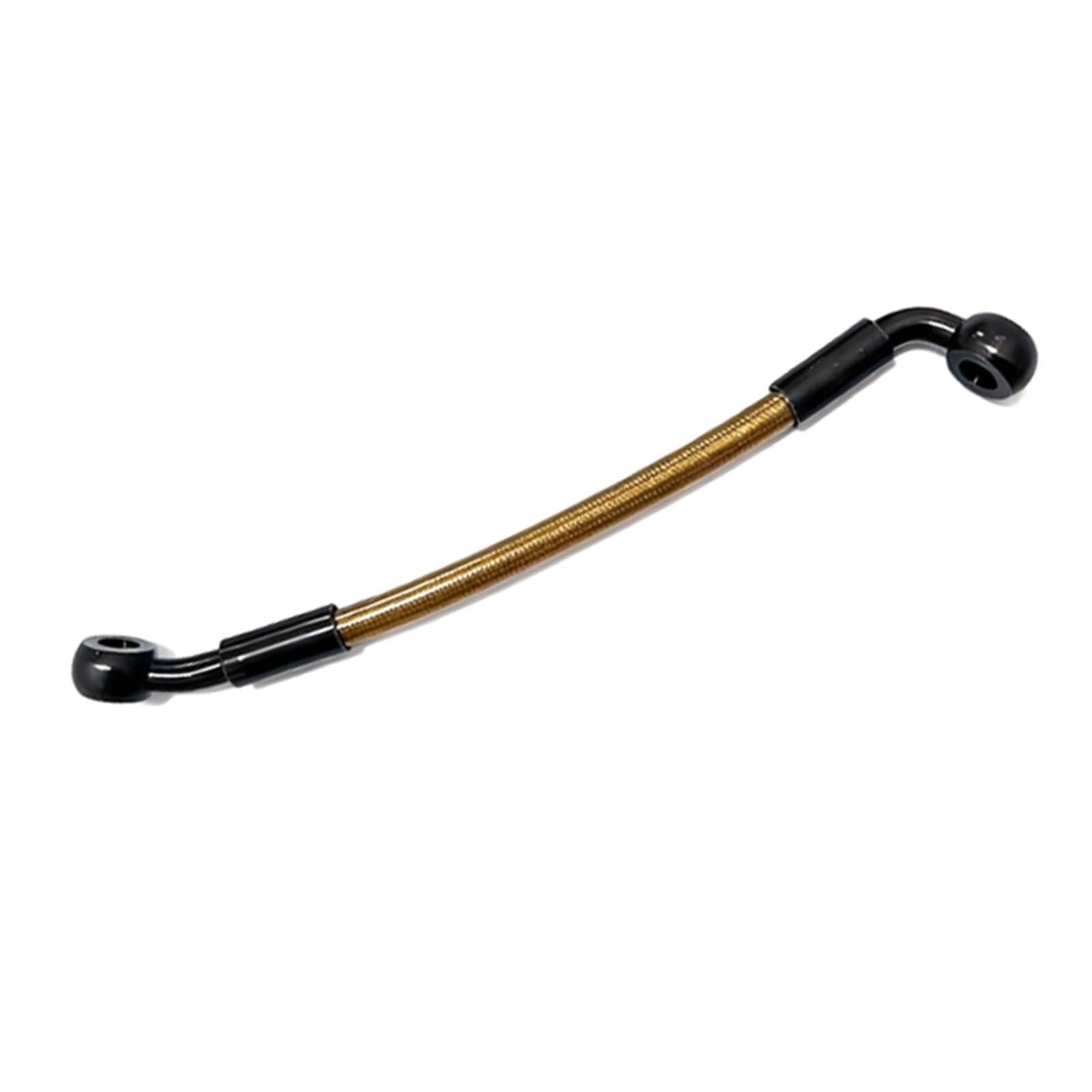 Motorcycle Brake Hose Motorcycle Accessories 28°-90° Hydraulic Brake Line Braided Cable Oil Hose M10 Banjo Brown 10CM-500CM(200CM)