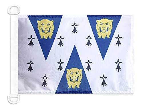 AZ FLAG Shropshire Old county Nautical Flag 18'' x 12'', County of Salop, England flags 30 x 45 cm, Banner 12x18 in for boat — image 1