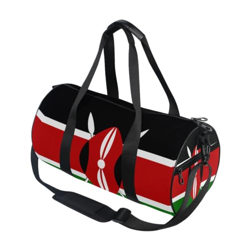Bolsa de deporte ligera y redonda con bolsillo interior para gimnasio