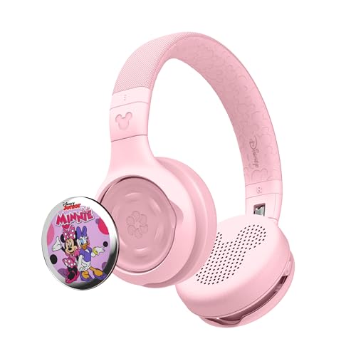 STORYPHONES Disney Kids Bluetooth Foldable Headphones: Use Wired or Wireless for Travel, Education, and Screen-Free Entertainment | Includes Minnie...