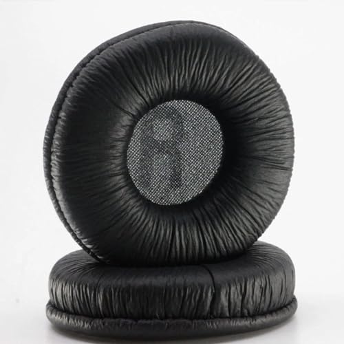 Image of Street27 Earpad Cushion Compatible with JBL C300SI, T250SI, T450, T460BT, T600, T500BT, 520BT Headphones, Frog Leather & Soft Memory Foam 70mm Ear Pads Cushions (Black)