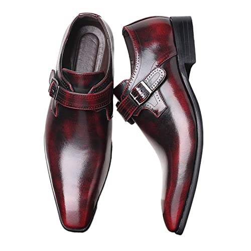 Chaussures habillées pour hommes en cuir et bout pointu