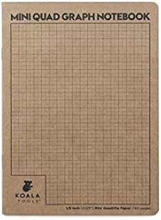Koala Tools | Mini Graph Paper Notebook | 5