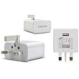 Genuine Original Samsung EP-TA200 / EP-TA20 Adaptive Fast Charging Adaptive UK Wall Plug (White Charger ONLY)