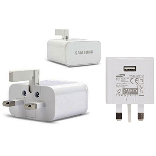 Genuine Original Samsung EP-TA200 / EP-TA20 Adaptive Fast Charging Adaptive UK Wall Plug (White Charger ONLY)