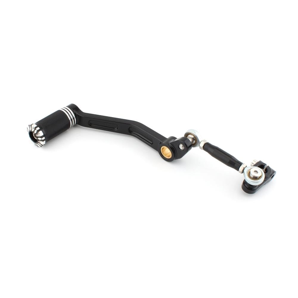 Leva Cambio Assemblaggio Pedale Freno Kit Completo Accessorio Alluminio Leggero Resistente per Motociclette Adatto a Viaggi Uso Urbano Guida Quot, Nero