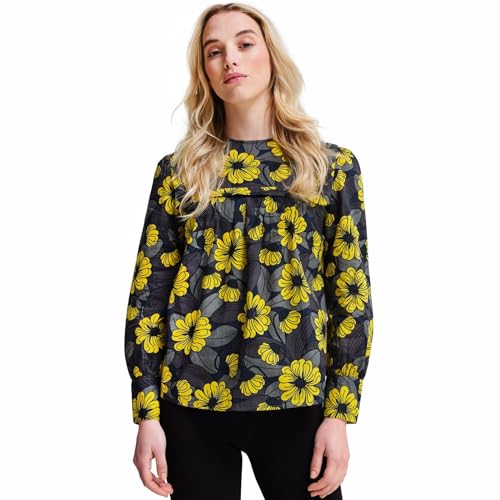Image of Regatta Womens Orla Kiely Bib Collar Blouse - Yellow - 14