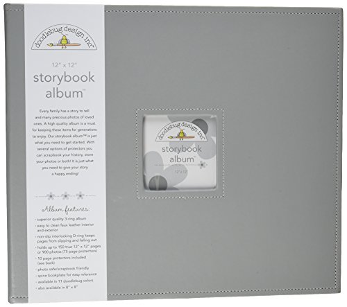 Doodlebug Design 12x12 Scrapbook Page Protectors | Side Loading Pockets For Photos & Titles | Acid-Free, Archival