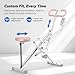 MERACH Upgraded Squat Machine for Women, Smart Row and Deep Squat Trainer with Tablet Stand, Adjustable Resistance & 350LB Weight Capacity, Foldable Home Exercise Equipment, Connect MERACH APP, Pink