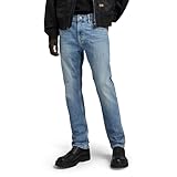 [ジースターロゥ] ジーンズ メンズ デニムパンツ ストレートフィット ブルー Mosa Straight D23692-D498-G344-W28/L30