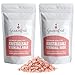 GAUMENFEIN® Kristallsalz Rosa Grob - bekannt als Himalaya Salz - für Salzmühle - 1000g 1kg (2x500g) - natürliche Premium Qualität