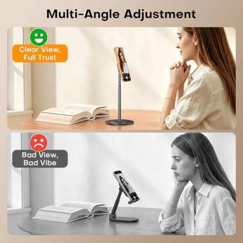 OMOTON MS06 [Sturdy Height Adjust] Magnetic Cell Phone Stand for MagSafe - image 3