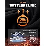 baleaf Thermal Shirts for Women Long Sleeve Turtleneck Tops Fleece Lined Base Layer with Thumb Hole Cold Weather Winter Gear - Image 4