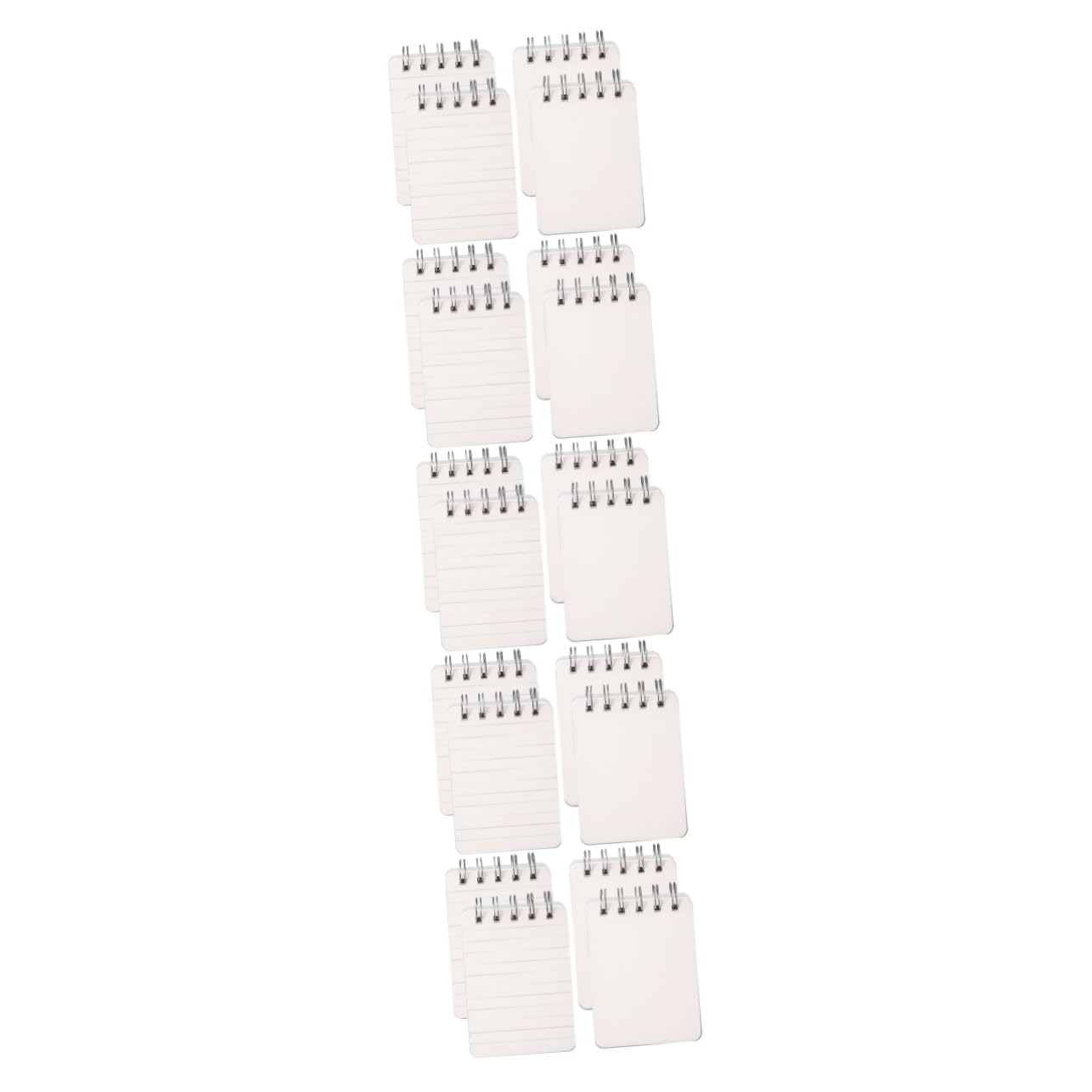 5 Ensembles Mini Cahier Mini Des Cahiers Spirale Petits Cahiers En Vrac Cahier Pointillé Cahiers À Couverture Rigide De Bureau Papier Blanche 4 Pièces * 5