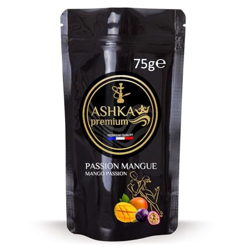 Ashka Premium - Goût chicha Mango Tango Passion Mangue - Doypack 75g - goût chicha mango tango
