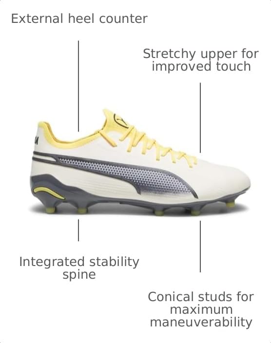Image of PUMA Mens King Ultimate Soccer Cleats Cleated, Firm Ground, Turf