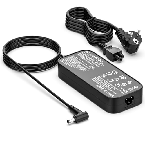 Shefor 180W Chargeur ASUS Ordinateur Portable 19.5V Compatible avec ASUS Rog Gaming G750JM G751JM G750JS G752VT G750JW G750JX G55 G55VW G70 G75 G75VW G75VX...