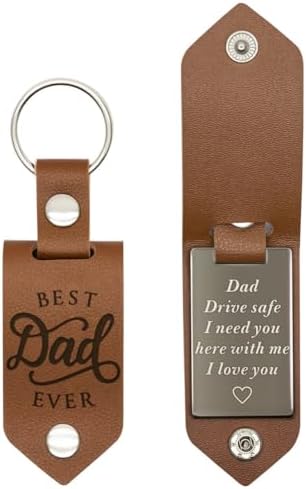Personalized Keychains For Men Leather Photo Keychain Custom Keyc...