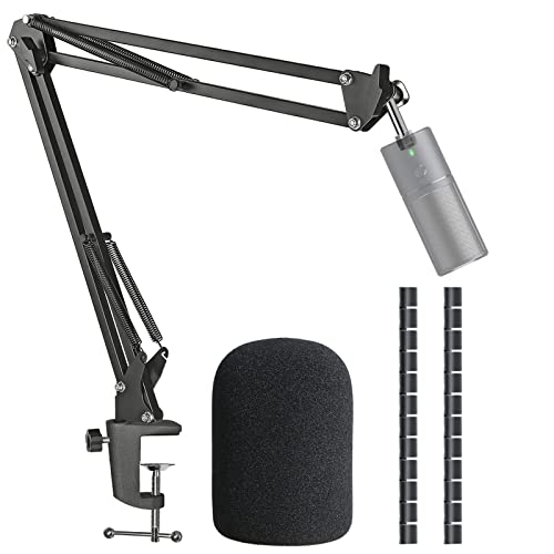 Bras de micro Razer Seiren X bras articulé pour streaming gaming avec filtre anti-pop