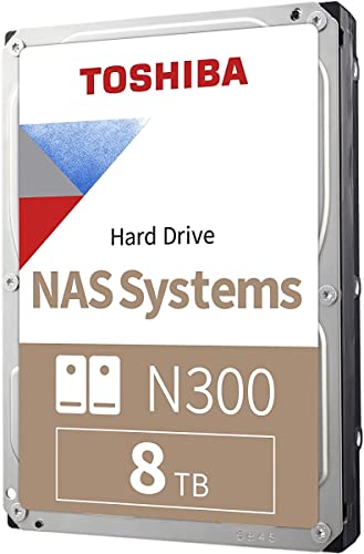 Toshiba HDWG480XZSTA N300 8Tb Nas 3.5-Inch Internal Hard Drive cover