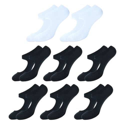 BALENZIA Pilates Grip Socks Women |Pack of 8| Yoga Accesorries Grip Hospital Walk|Ballet Dance Anti Slip Non Skid Sock