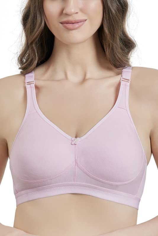 Image of MAROON 419 Women Cotton Blend Long Lasting Magical Lift T Shirt Bra Non-Wired and Non Padded, Seamless and Full Coverage