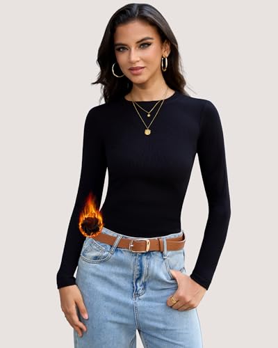 Image of CE' CERDR 3 /5 Pack Womens Tops Long Sleeve Thermal Shirts Basic Tees
