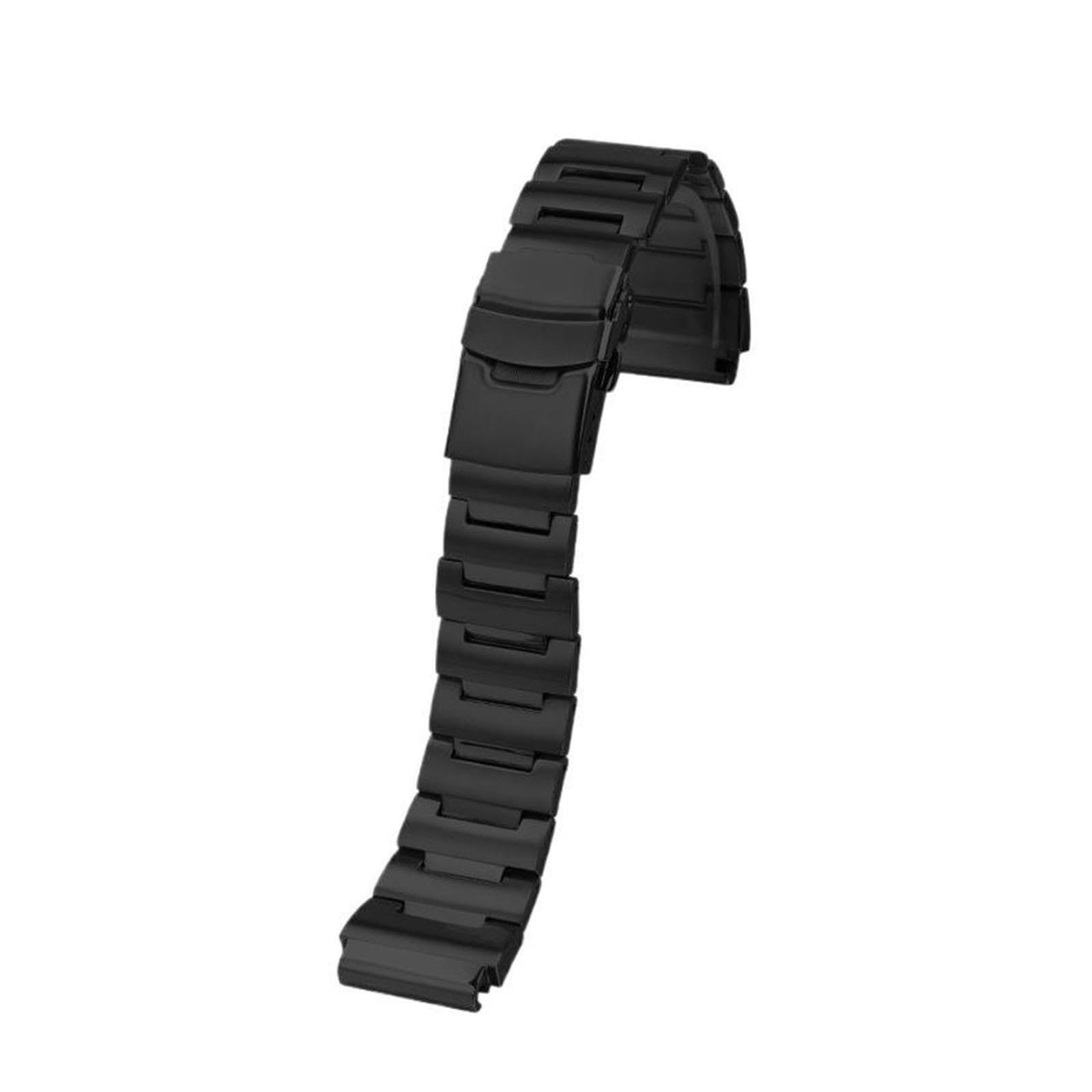 Accesorios de correa de reloj de acero inoxidable sólido compatibles con Casio Heart of steel GST-B300 pulsera gst-b300 banda de metal modificada