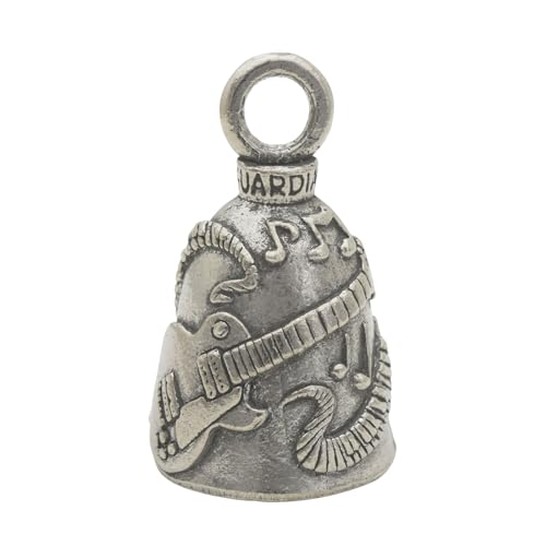Image of Guardian Bell Good Luck Bell w /Keyring & Black Velvet Bag | Motorcycle Bell | Lead-Free Pewter | Made in USA