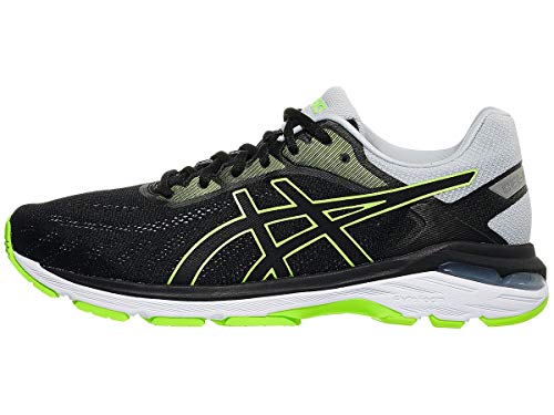 ASICS Men's Gel-Pursue 5 Running Shoes, 9, Black/Hazard Green