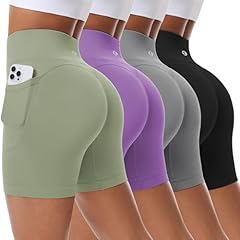 Pockets：black Gray Dusty-lavender Sage-green 4 Pack